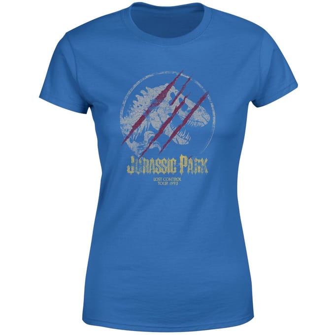 Jurassic Park Lost Control Women's T-Shirt - Blue - S