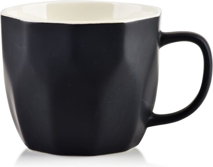 Affekdesign - Set van 3 mokken/tassen met oor - Zwart - 380ml