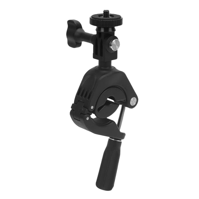 Fiets Camera Mount Geschikt voor Pocket 3 CNC Aluminiumlegering Motorfiets Stuur Camera Klem Adapter black