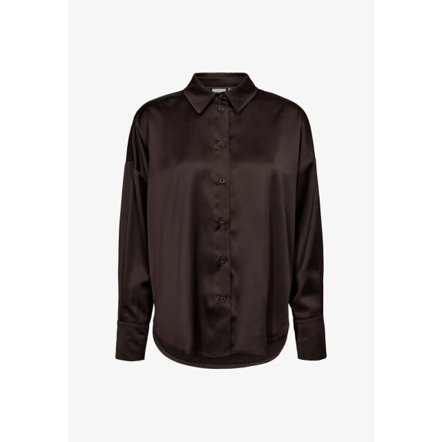 Overhemd Nümph Numph Nusatti Shirt 5698 Black Coffee 706225