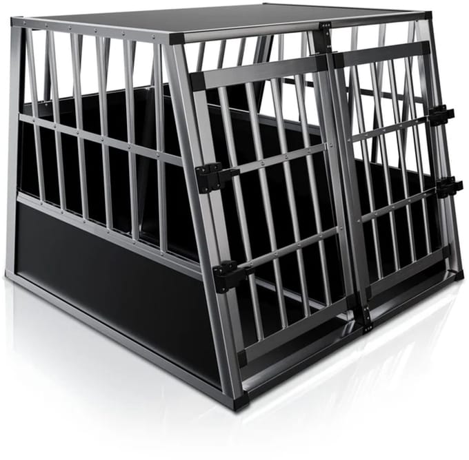 Aluminium Hondentransportbox - XL