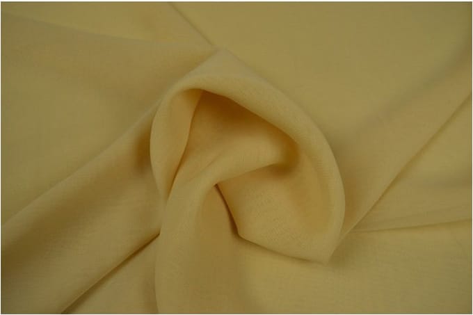 Chiffon stof - Beige - 1 meter - Per meter - 150cm breed