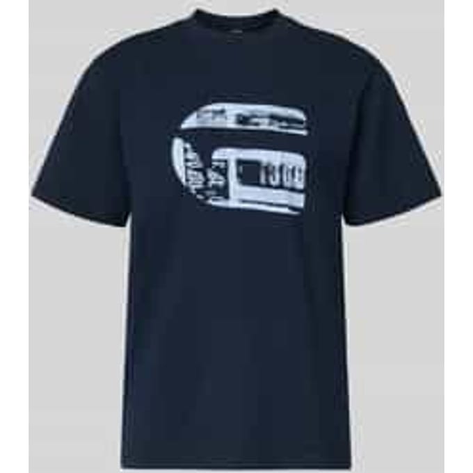Regular fit T-shirt met logoprint Model 'icon'