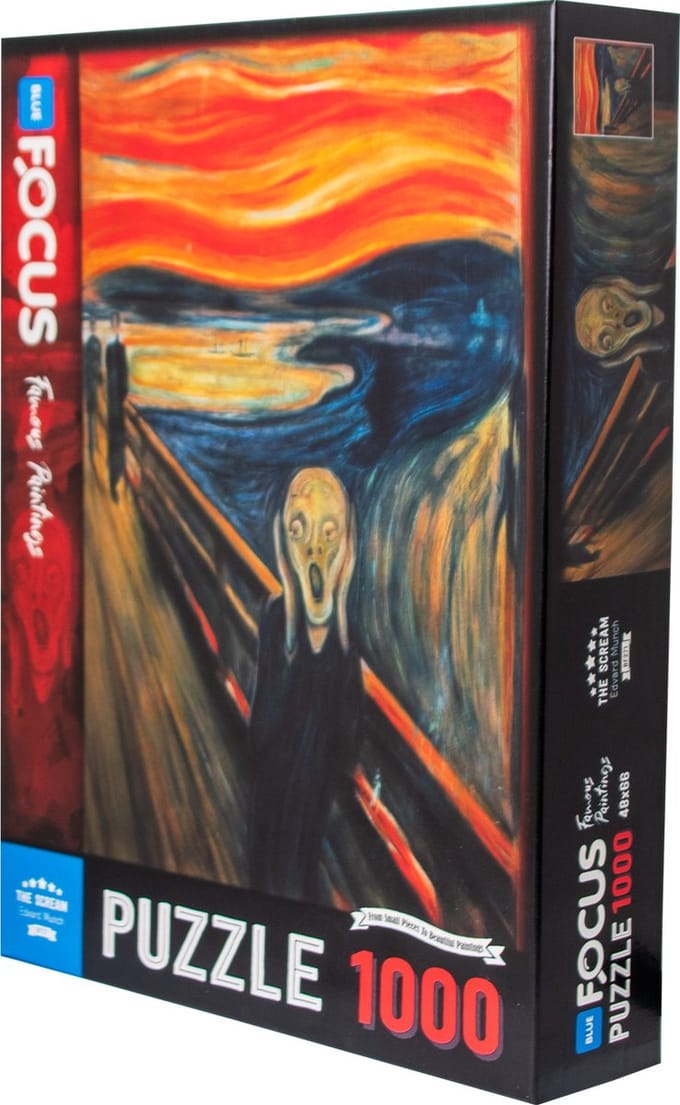 Puzzel - De Schreeuw - The scream - Edvard Munch - 1000 stukjes