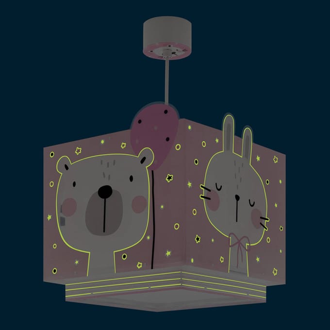 Dalber kinderkamer hanglamp BABY JUNGLE, roze