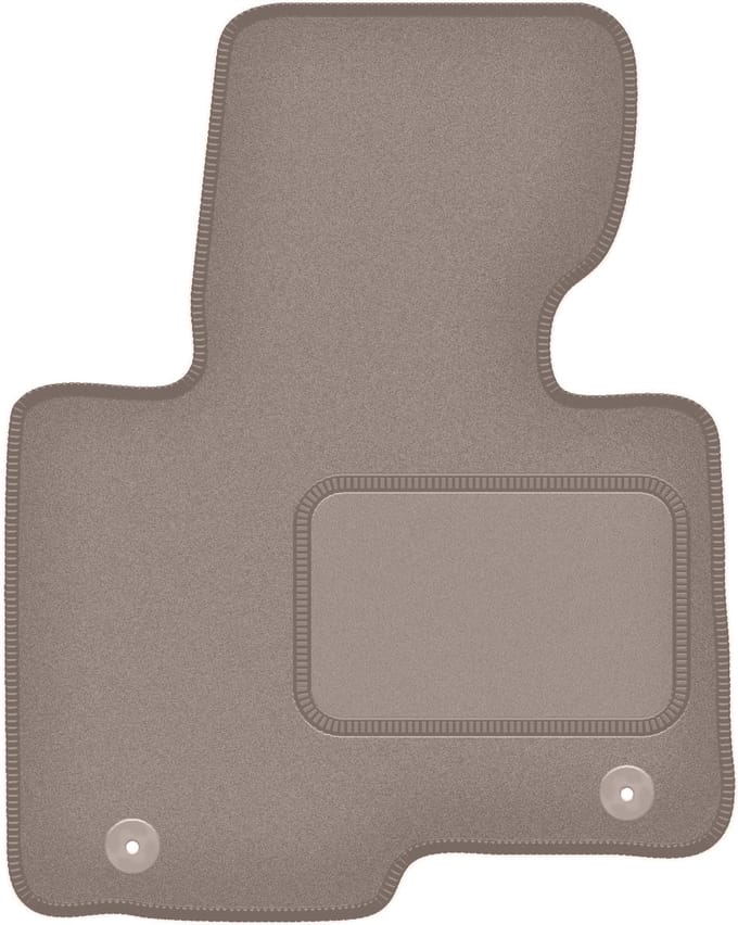 Beige bestuurdersmat voor: Kia Carens IV minivan (2013-2018)