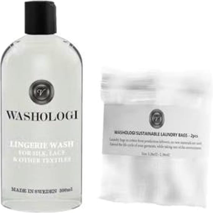 Washologi Lingerie Wash &amp; Laundry Bag 300 ml + 2 st