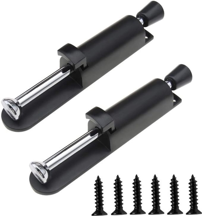 Allecto - Zwarte Deurstoppers - Kick Down Deurstoppers - Heavy Duty