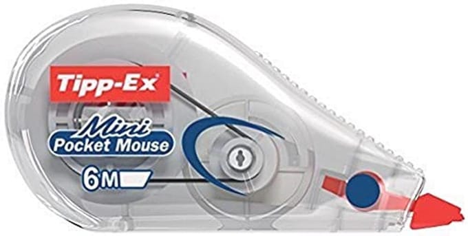 Correctieroller Mini Pocket Mouse 5 mm x 6 m voor Nauwkeurige Correcties