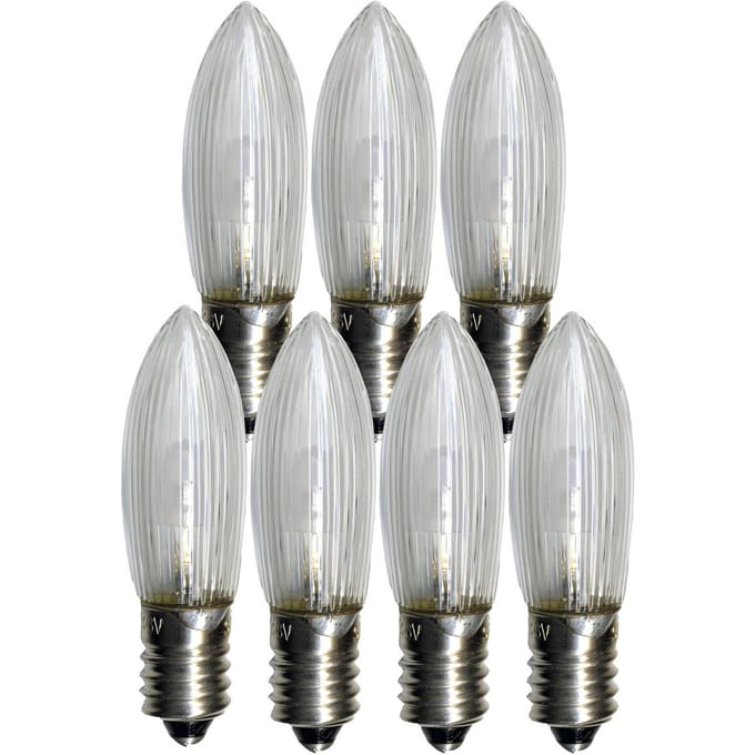 STAR TRADING LED vervangingslamp E10 0.2W 2.100K 7-pack