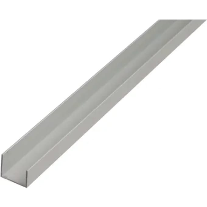 Alberts U-profiel - Aluminium Zilver - 22x20x1,5mm 1m