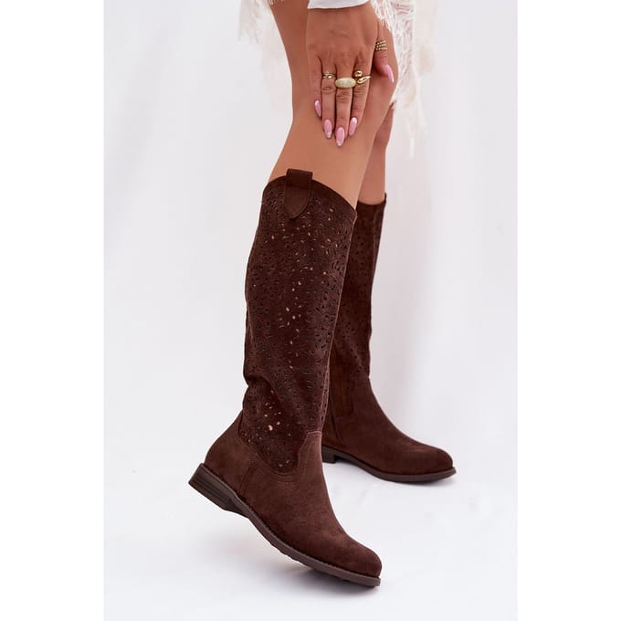 Aria Boho Boots - Donkerbruin / 38