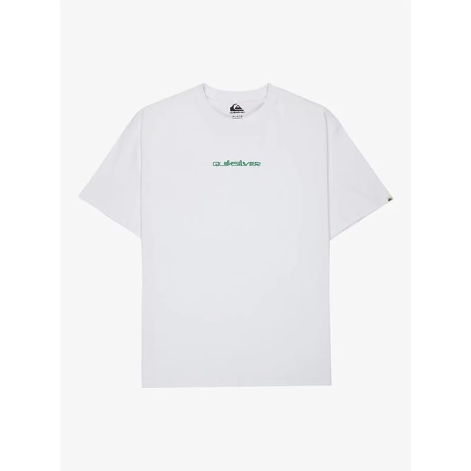 Quiksilver Fractured Wave T-shirt Met Korte Mouwen Wit S Man