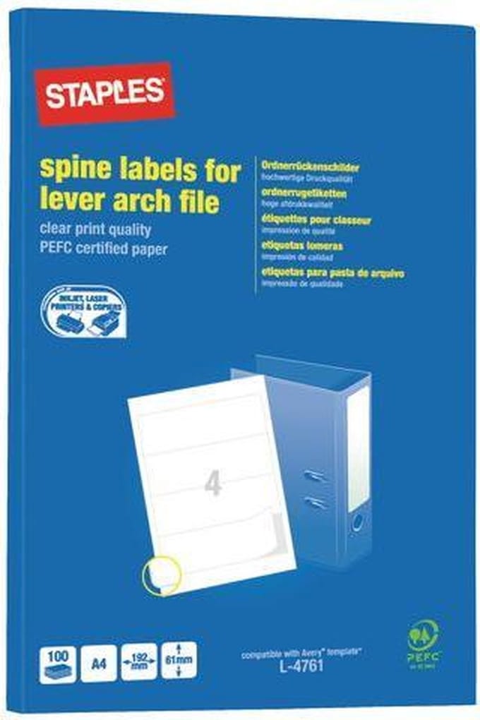 Staples C37320 - Zelfklevende etiketten