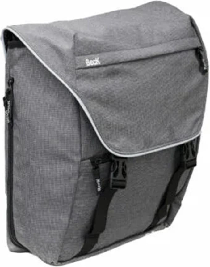Beck Sporty Single fietstas grijs 15 - 17 L