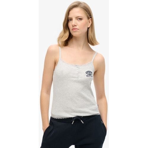 Superdry - Essential camitopje met knoopsluiting - Dames - Vesten