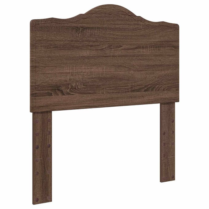 vidaXL Hoofdbord Bruin Eiken Bewerkt hout
