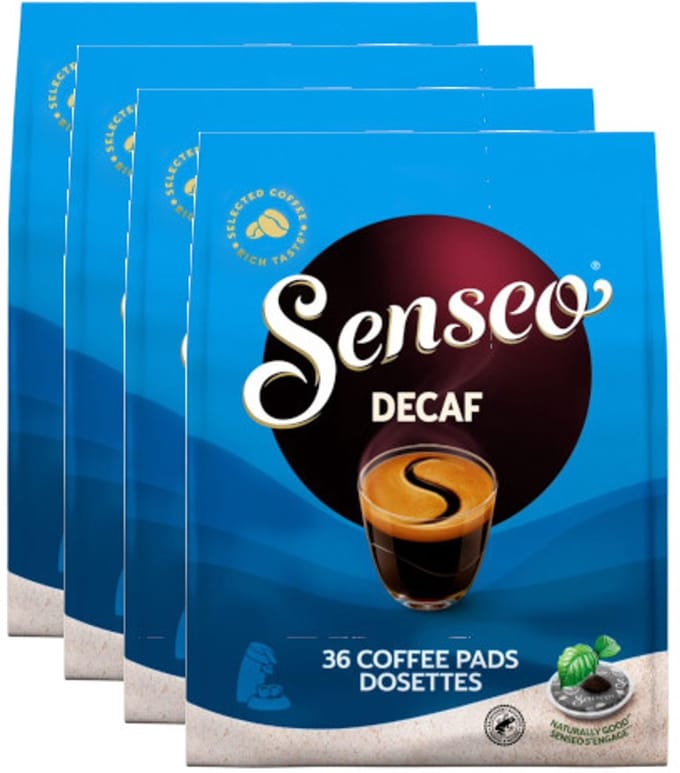 Douwe Egberts Senseo Decaf - Multipack - 144 Koffiepads (4x36 Koffiepads)