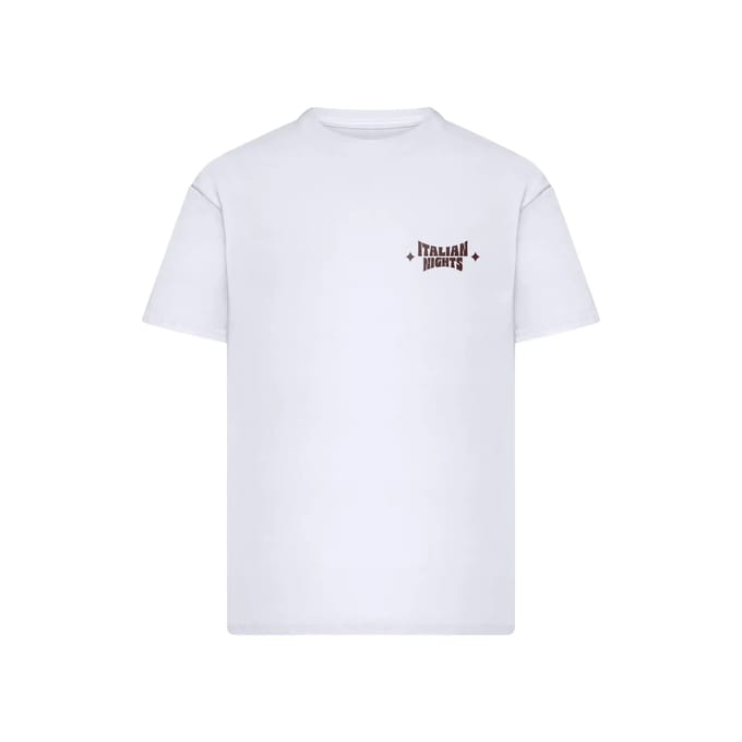 Mister Tee - Italian Nights Oversize Heren Tshirt - M - Wit