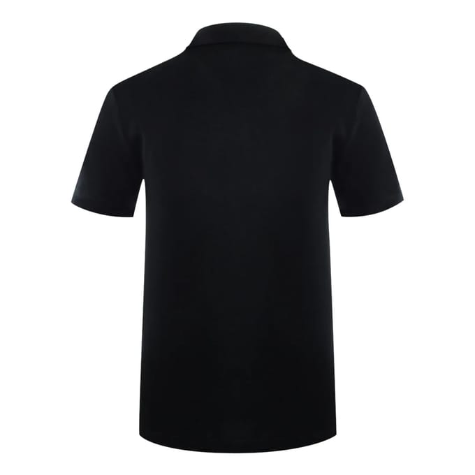 Diesel Small Patch Logo Zwart Kaviaar Poloshirt
