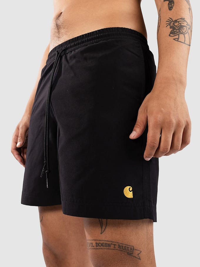 Carhartt WIP Chase Swim Boardshorts zwart