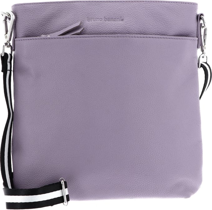 bruno banani Leren Schoudertas Crossbody Bag Lilac Paars