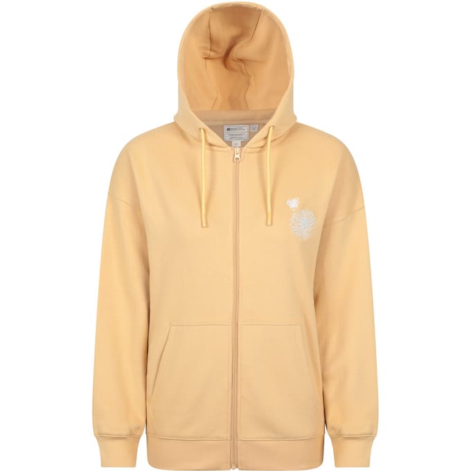 Mountain Warehouse Dames Geborduurde Zonnebloem Hoodie (Mosterd)