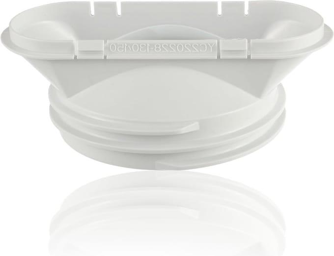 Afvoerslang Adapter - Airco Koppeling - Ruimte Koelen - Universele Pasvorm - 15 cm Diameter - Wit