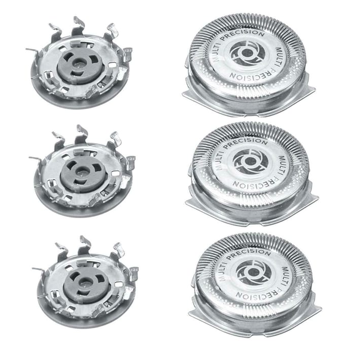 3 STKS Scheermes Vervanging Elektrische Scheerapparaten Blade-Heads Vervanging voor Philips Series 5000 3PCS gray