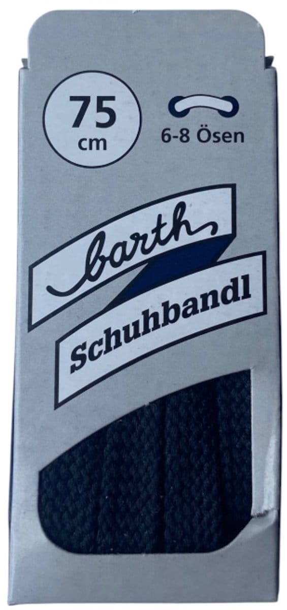 Veters - Blauw - Platte - 75 CM  (Barth)