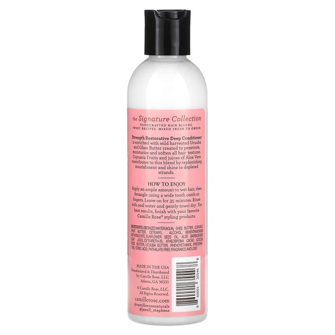 Camille Rose Strength Restorative Deep Conditioner Ucuuba & Ghee Butter 240 ml