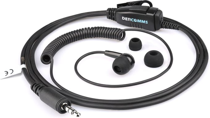 DerComms® Oordopje voor Kenwood portofoon PKT23