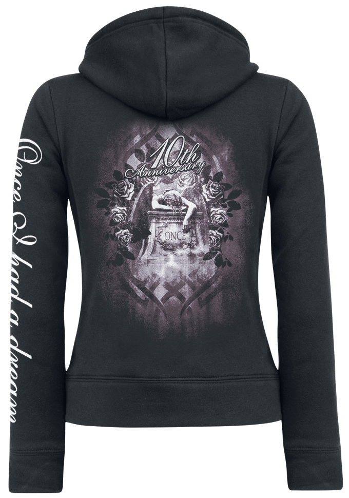 Nightwish Vest met capuchon - Once - 10th Anniversary - L - voor Vrouwen - zwart