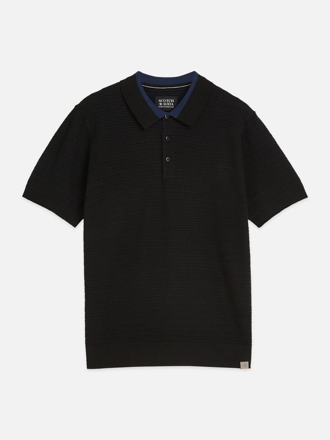 Scotch & Soda Structured Knitted Regularfit Polo