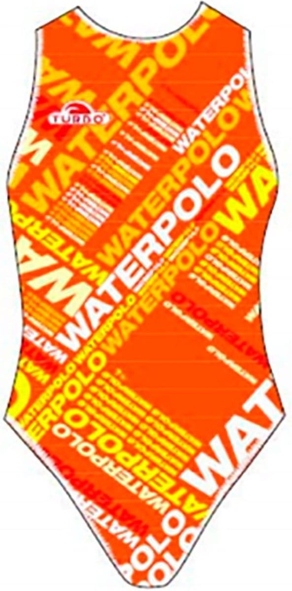 Turbo Text Zwemkleding Oranje XL Vrouw
