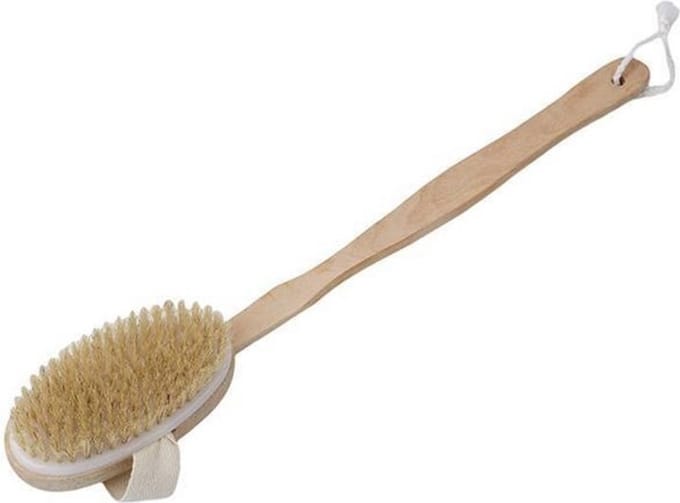 Badborstel hout - Brosse de bain en bois