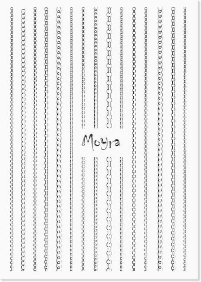 Moyra Nailart Strip Chain 02 Silver
