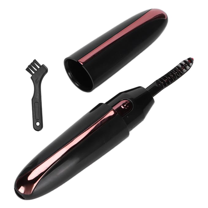 Elektrische Wimperkruller USB Oplaadbare Wimperkrultool voor Valse Wimpers Natuurlijk zwart