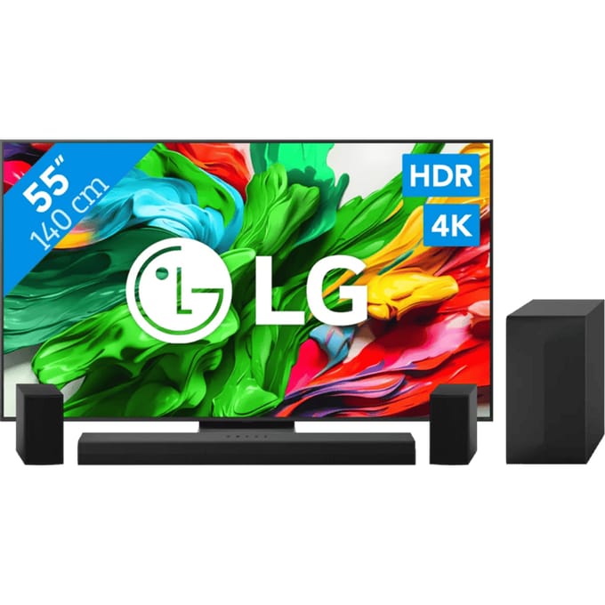 LG 55" QNED86 EVO 4K (2025) + LG DS60TR