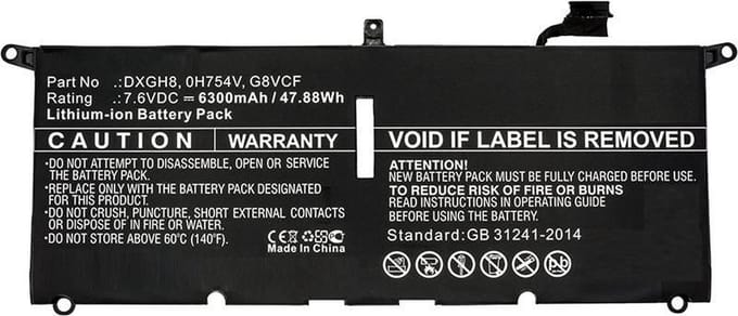 CoreParts MBXDE-BA0082 notebook reserve-onderdeel Batterij/Accu