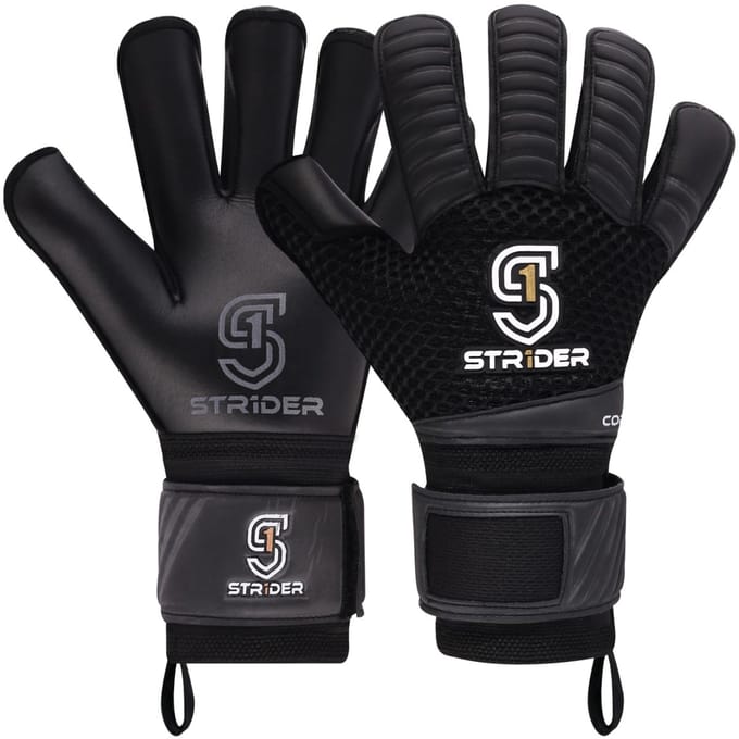 Str1der Core keepershandschoen | Zwart | Maat 12