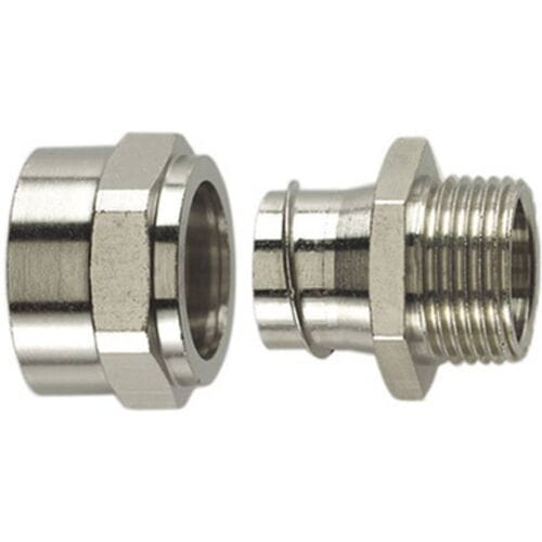 HellermannTyton 166-33800 PCSB12-FM-M16 Slangbevestiging Metaal M16 10.20 mm Recht 1 stuk(s)