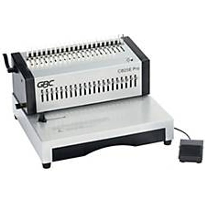 GBC CombBind CB25E Pro - elektrische inbinder, perforeren 25 vellen, inbinden 500 vellen, A4, rug 51 mm, zilver