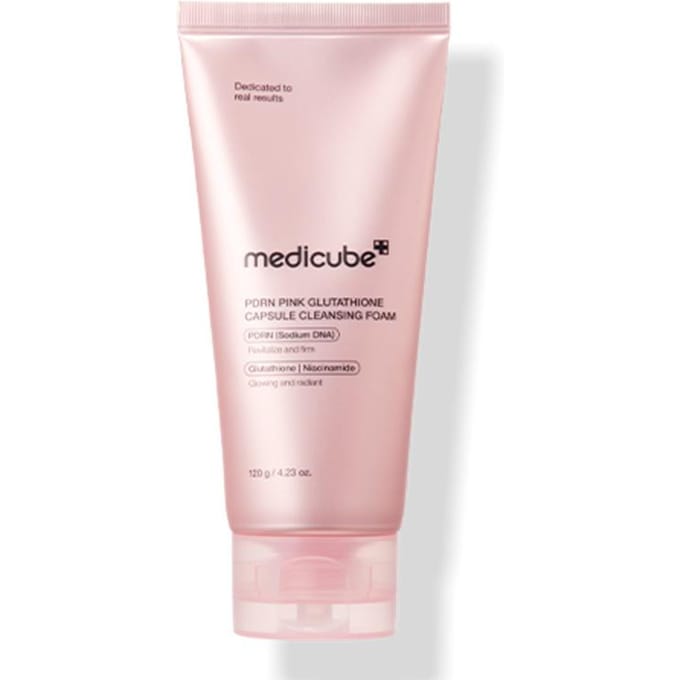 [medicube] PDRN Roze Glutathion Capsule Reinigingsschuim 120g white
