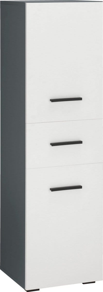 Kira-Wastafelmeubel - 1-Deur 3-Laden - Wit