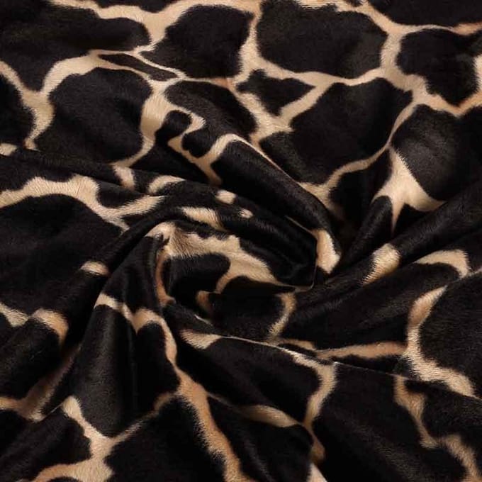 Funkytex Dierenprint Velboa GIRAFFE 3 meter