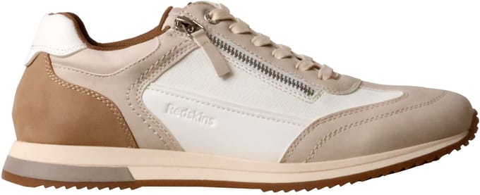 Laken lage sneakers met veters