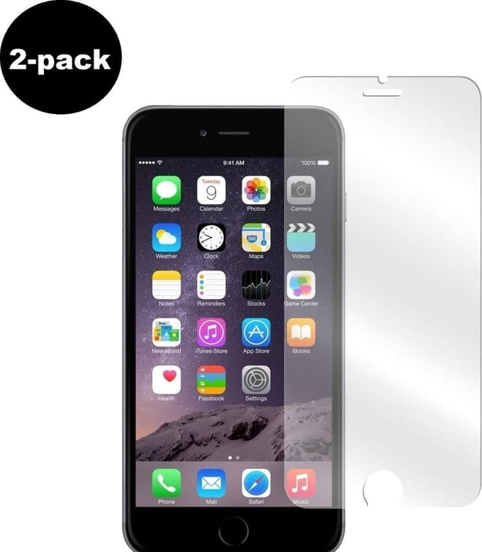 Screenprotector Geschikt voor iPhone 6s Screenprotector Glas Gehard Tempered Glass - Screenprotector Geschikt voor iPhone 6s Screen Protector Screen Cover - 2 PACK