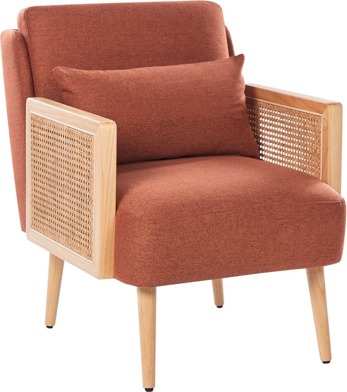 ORUM - Fauteuil - Oranje - Rotan