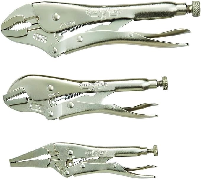 3-delige Vise-griptang set voor optimale grip en veelzijdigheid